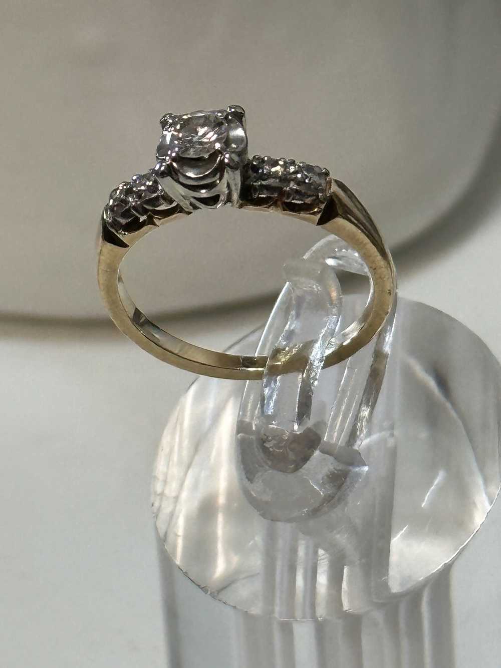 1930’s art deco diamond ring 14k - image 4