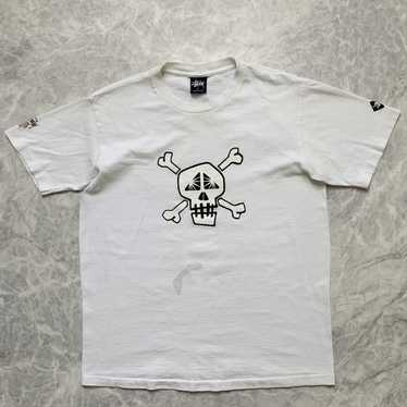 Stussy × Vintage VTG 00s Y2K STUSSY SKULL LOGO TO… - image 1