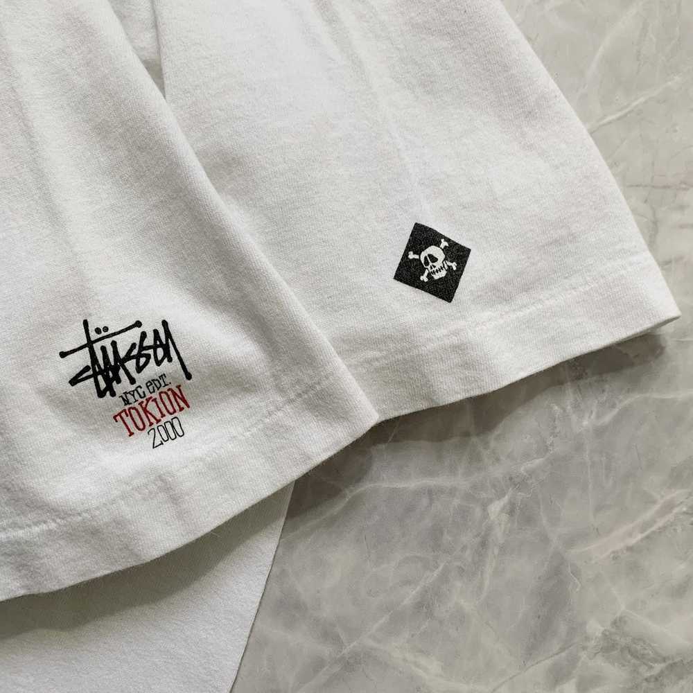 Stussy × Vintage VTG 00s Y2K STUSSY SKULL LOGO TO… - image 3