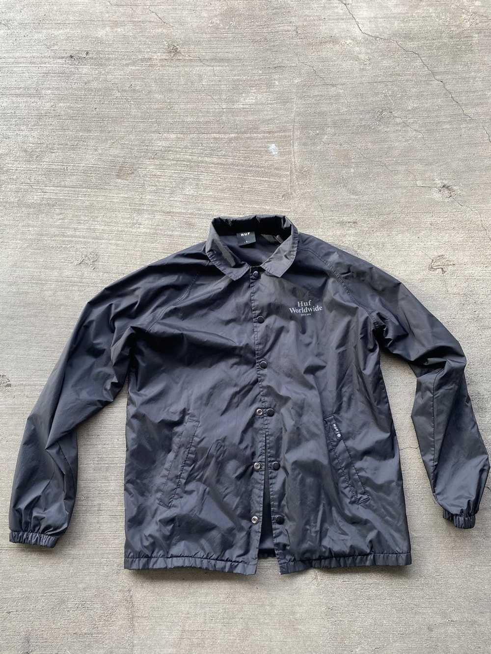 Huf × Streetwear HUF black coach light jacket - image 1