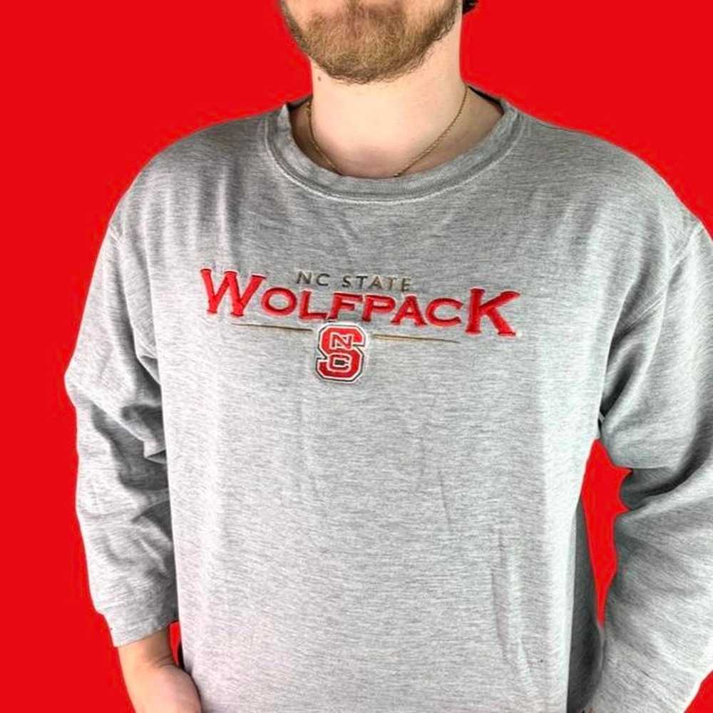 Vintage Vintage 90s NC State embroidered crewneck - image 2