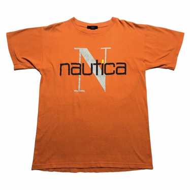 Vintage Nautica Big Logo Spell Out Hip Hop Style T Shirt -  Canada