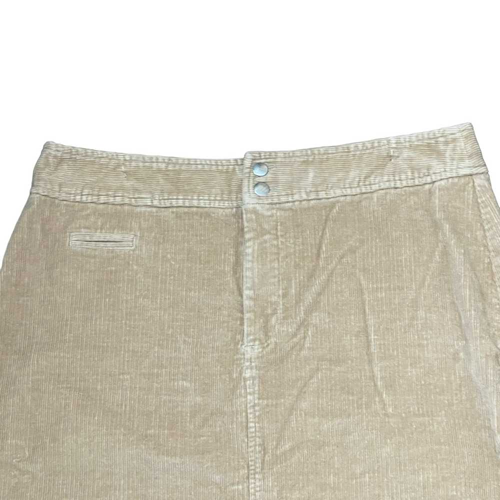Orvis Orvis Corduroy Skirt Plus 14 Tan Cotton Str… - image 2