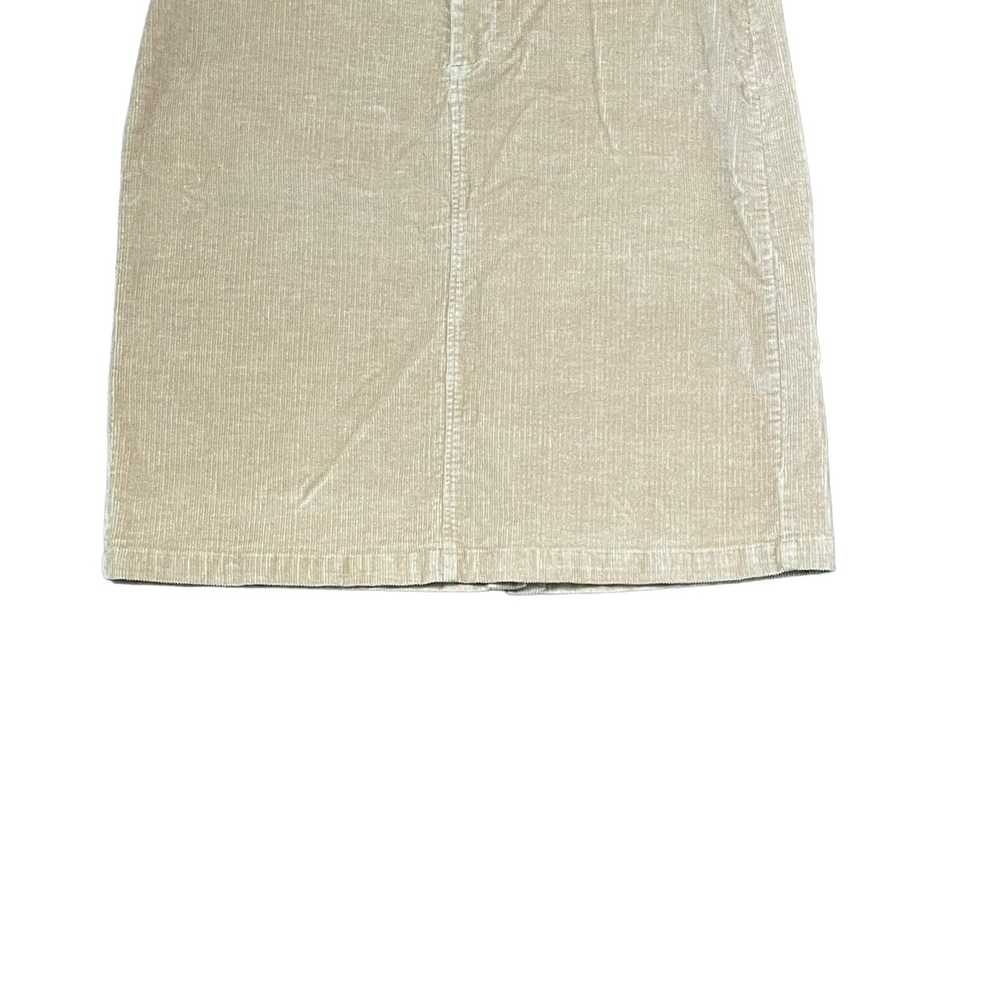 Orvis Orvis Corduroy Skirt Plus 14 Tan Cotton Str… - image 3
