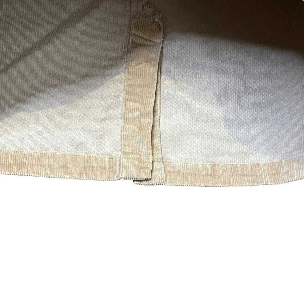 Orvis Orvis Corduroy Skirt Plus 14 Tan Cotton Str… - image 4