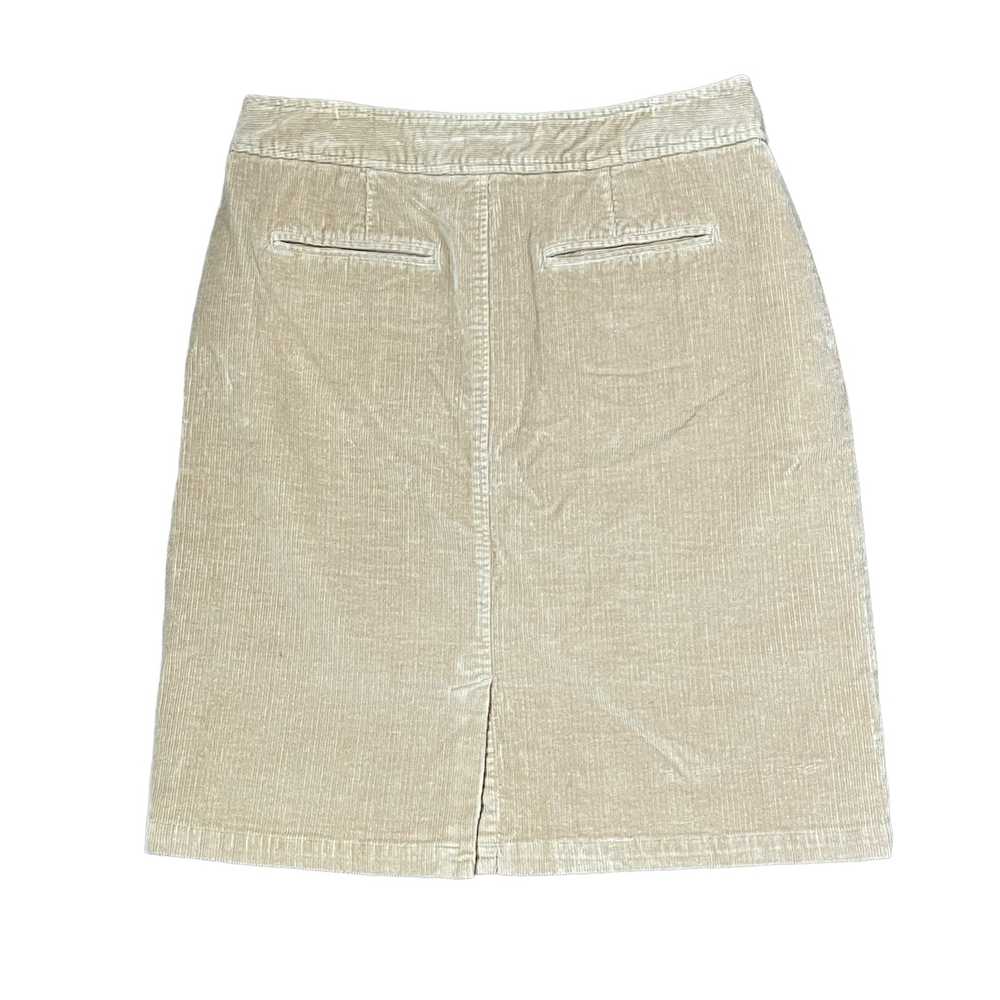 Orvis Orvis Corduroy Skirt Plus 14 Tan Cotton Str… - image 6