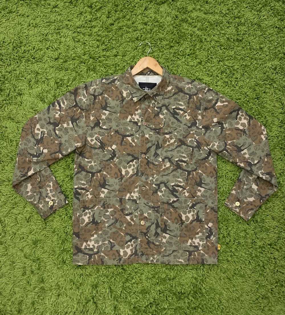 Streetwear × Stussy × Vintage Rare Stussy Camo Mi… - image 1