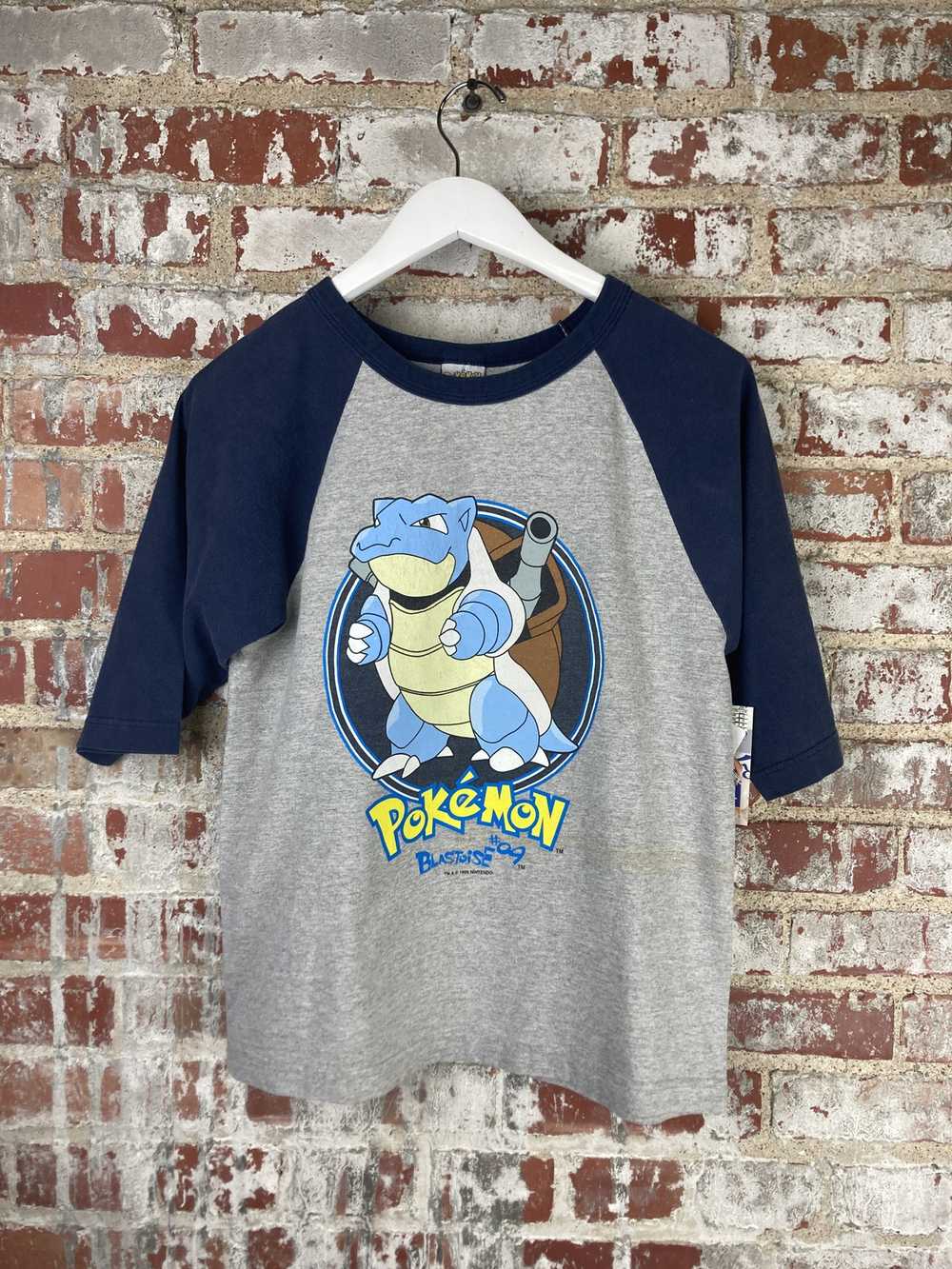 Pokemon 1999 Blastoise #09 Baseball Jersey Youth … - image 1