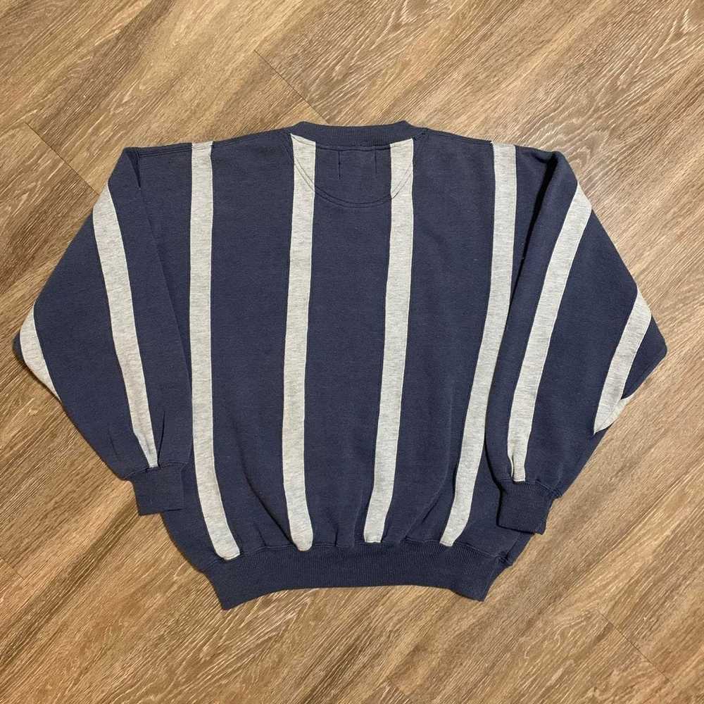 Vintage Vintage 90s striped crew neck sweater - image 2