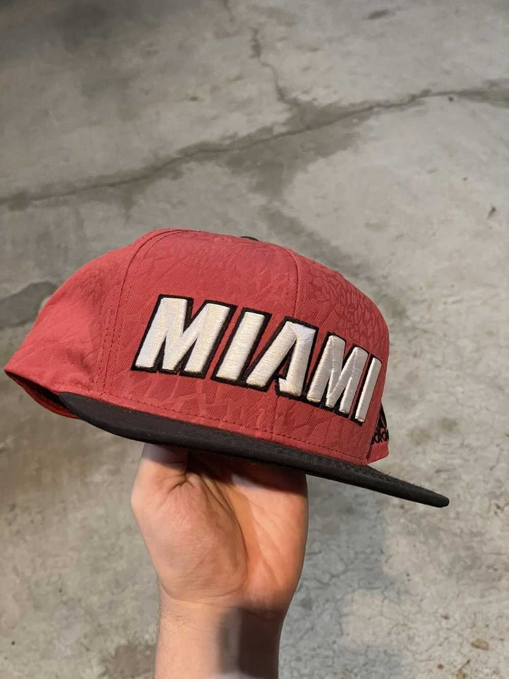 Adidas Miami Heat Snap Back Hat - image 1