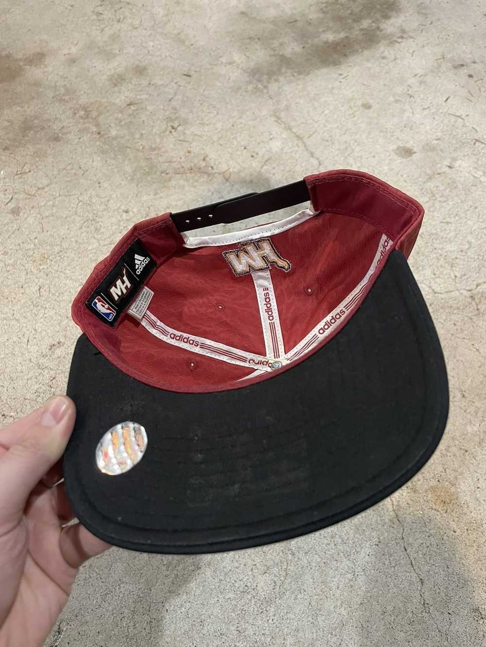 Adidas Miami Heat Snap Back Hat - image 4