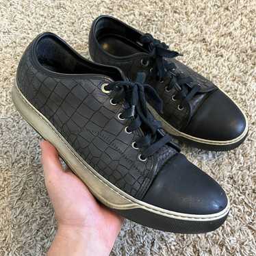 Lanvin × Streetwear DBB1 Black Leather Crocodile … - image 1