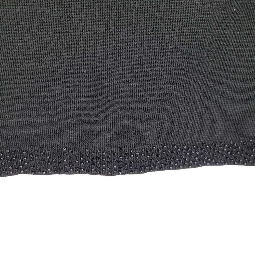 Vintage Vintage 80's Sweater Black Wool Blend Non… - image 10