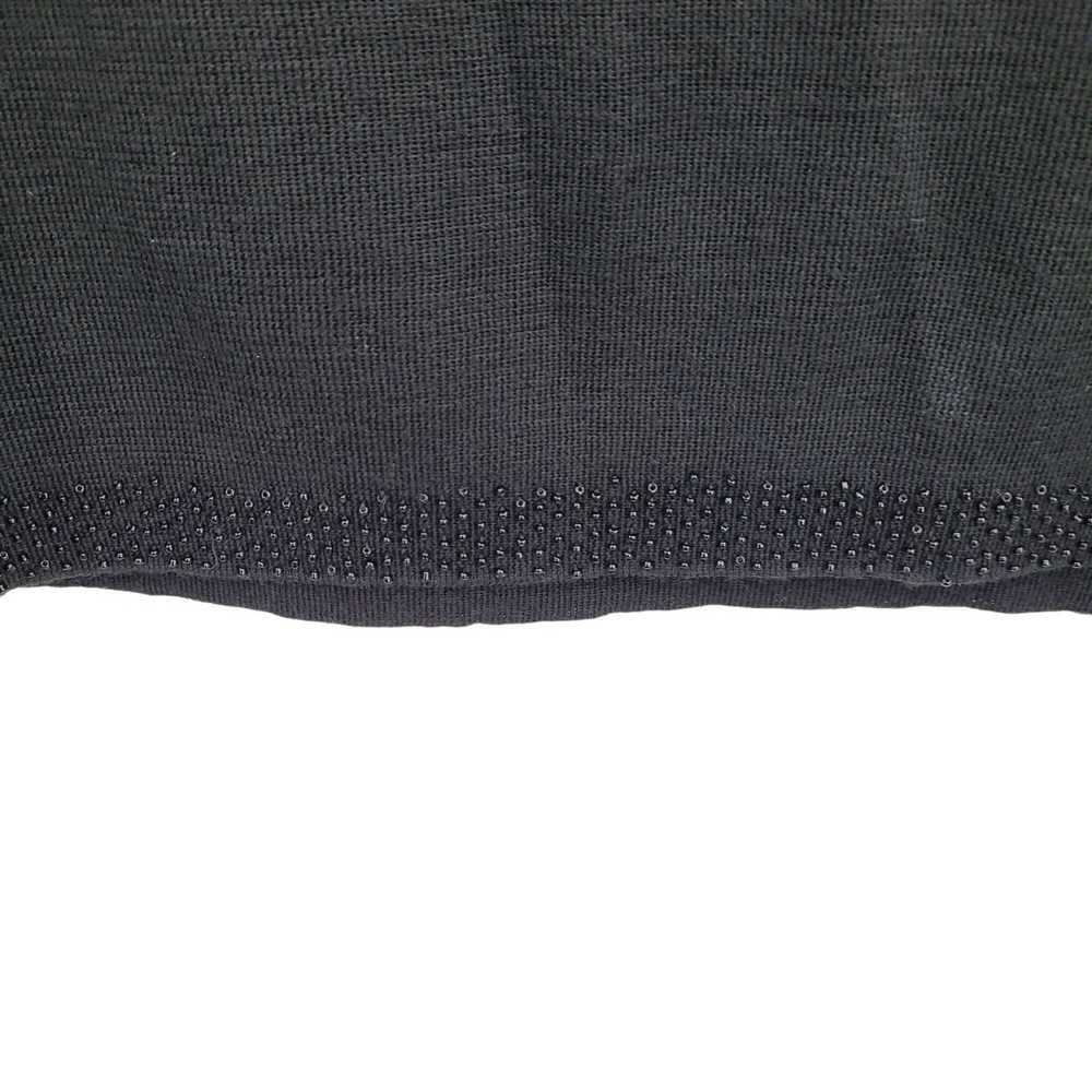 Vintage Vintage 80's Sweater Black Wool Blend Non… - image 7