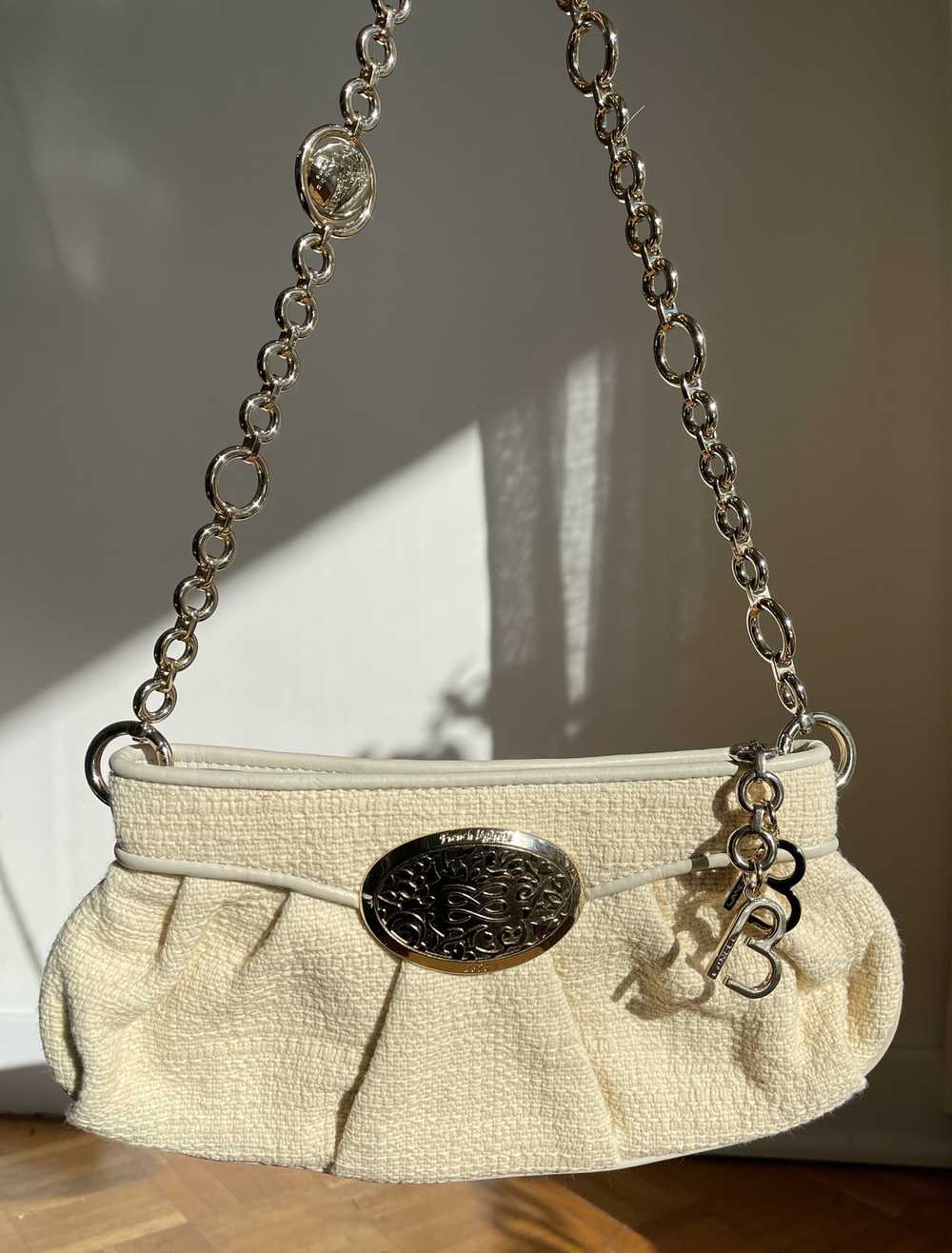 Lancel Lancel Brigitte Bardot "BB" Ivory Purse - image 1