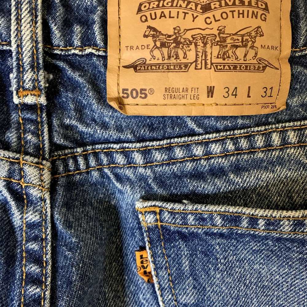 Levi's Vintage Clothing Levi's Vintage 1995 505 O… - image 3