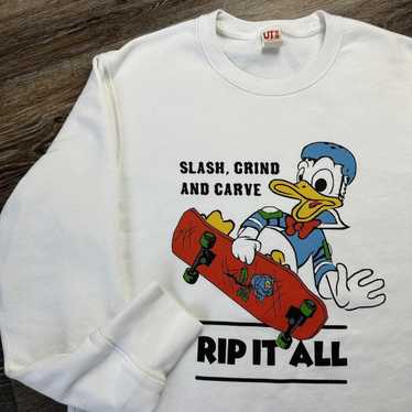 Disney × Uniqlo disney donald sweatshirt - image 1