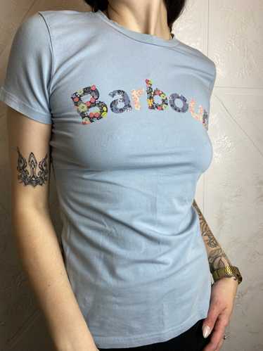 Barbour BARBOUR Freya Tee Blue t-shirt with big fl