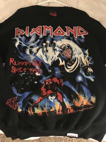 Diamond Supply Co Diamond "Iron Maiden" Crew Neck