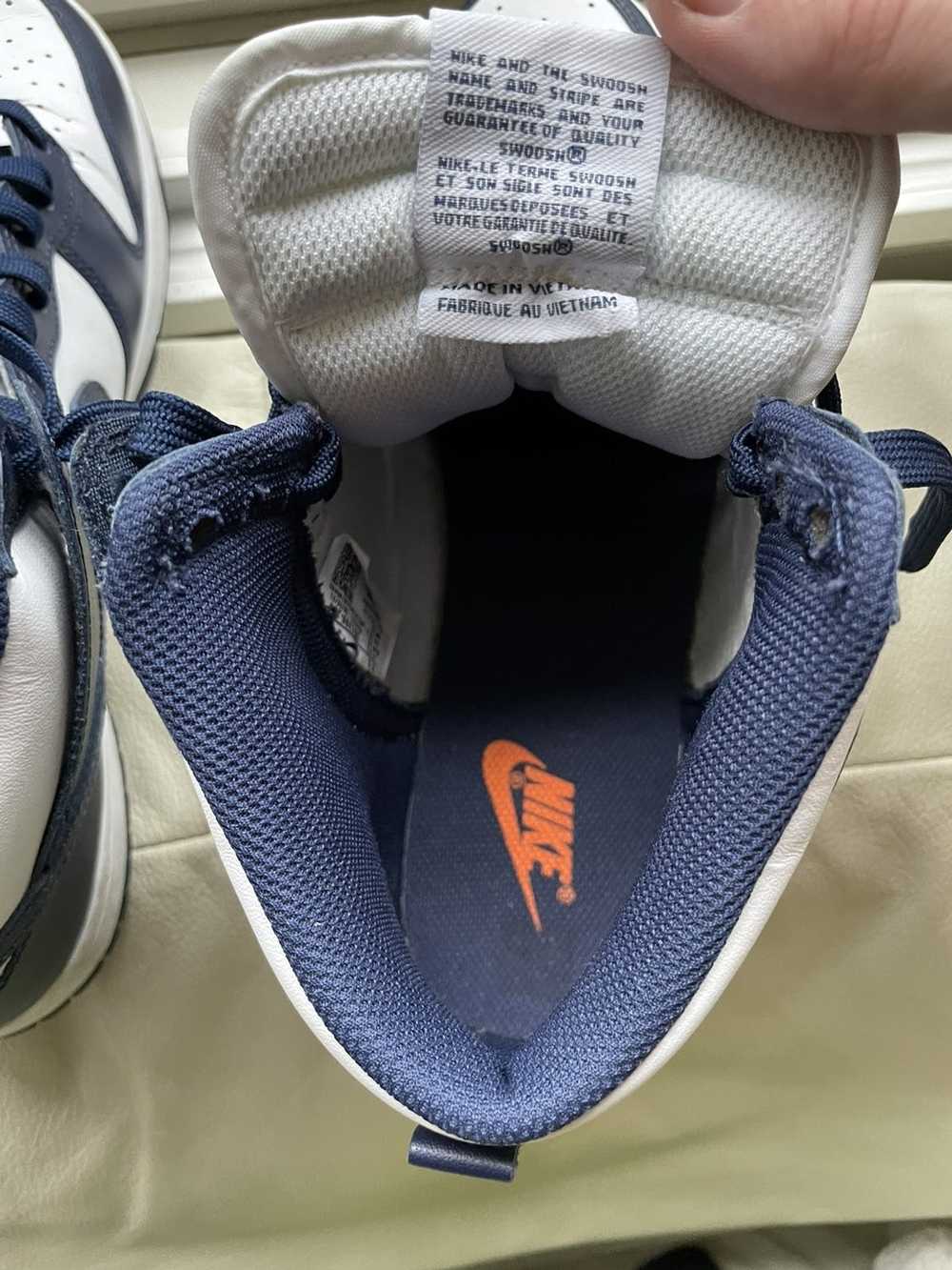 Nike Dunk midnight navy size 9.5 - image 5