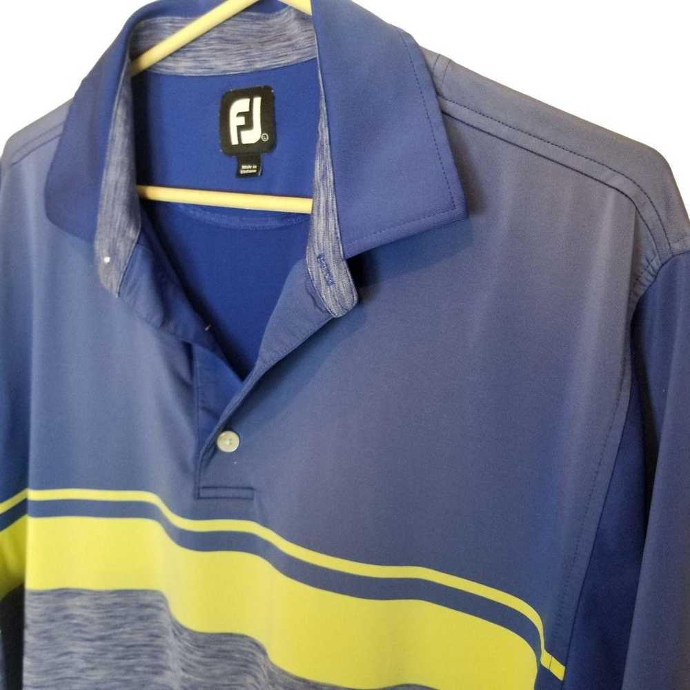 Footjoy FootJoy L Striped Short Sleeves Golf Polo… - image 4