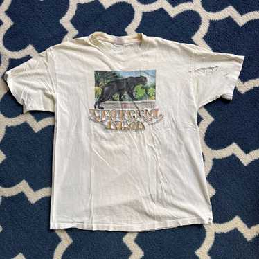 1993 Grateful Dead Rainforest Dead Liquid Blue T Shirt Size XL