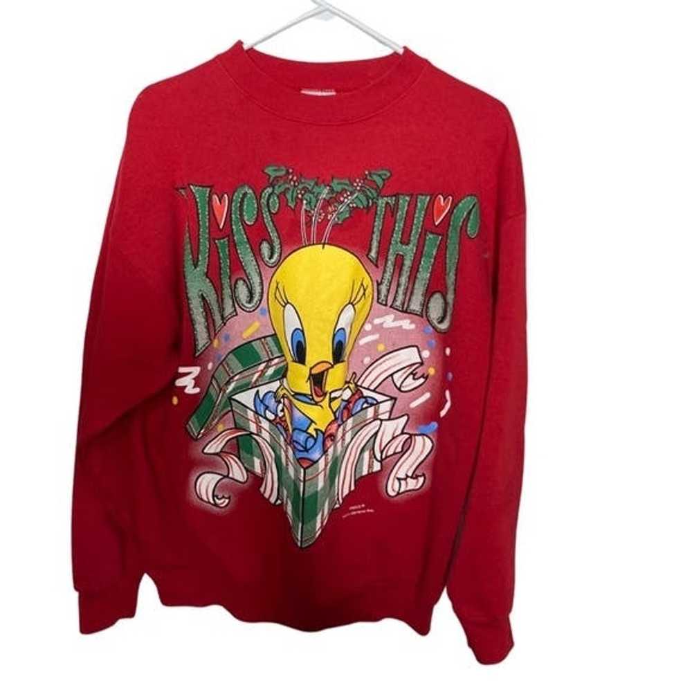 Tultex 1996 Kiss this Tweety sweatshirt - image 1