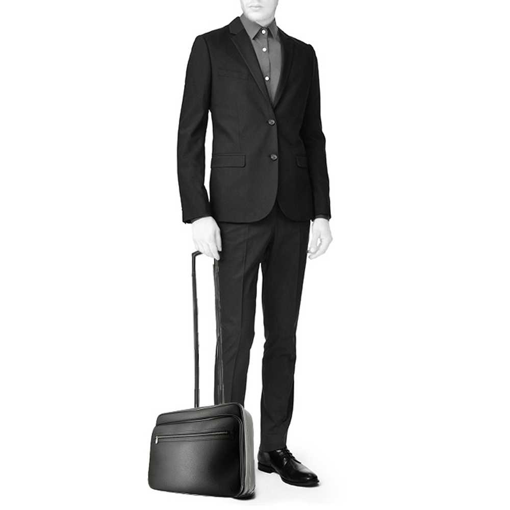 Louis Vuitton Valise rigid suitcase in black taig… - image 2