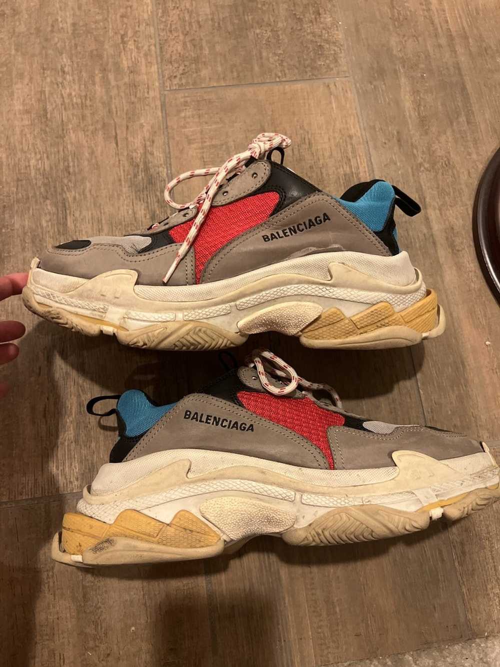 Balenciaga Balenciaga Triple S Grey Red Blue - image 1