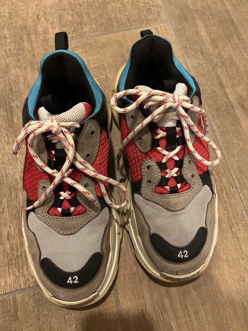 Balenciaga Balenciaga Triple S Grey Red Blue - image 3