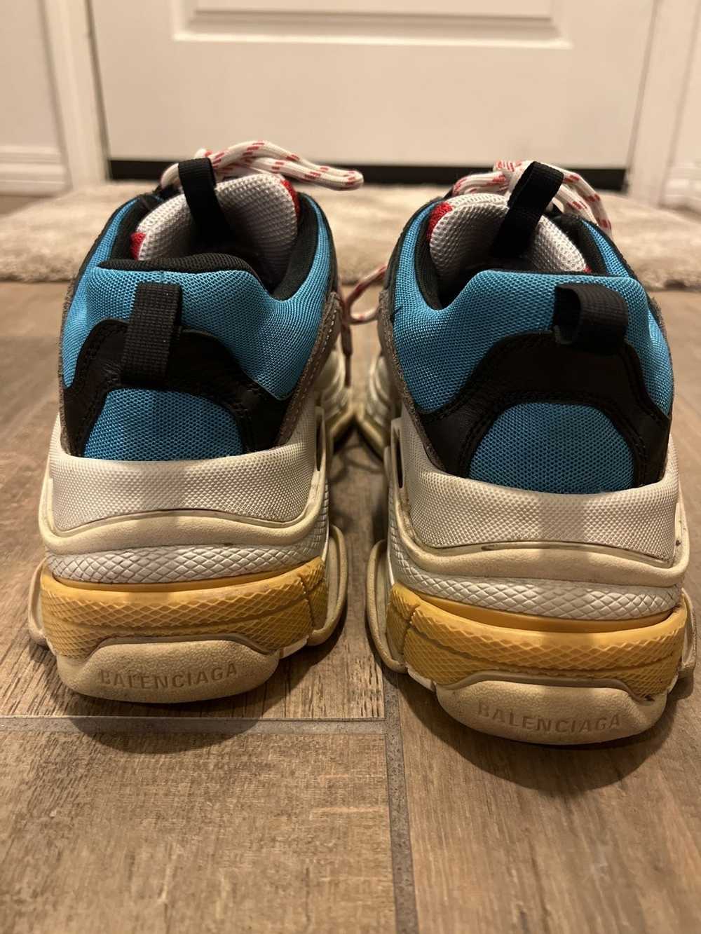 Balenciaga Balenciaga Triple S Grey Red Blue - image 4