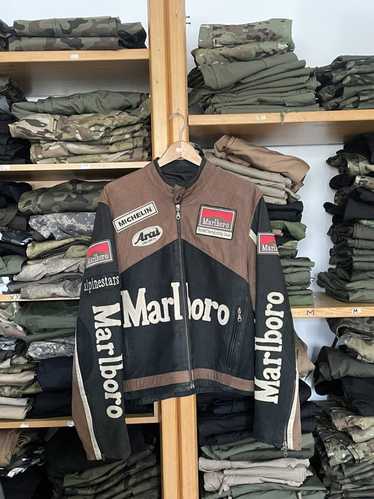 Leather Jacket × Racing × Vintage Vintage Marlbor… - image 1