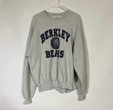 University of California Berkeley Champion Arch & Seal Men's Hoodie Sweatshirt in Grey | Size X-Small