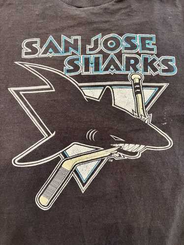 🏒 San Jose Sharks Hockey NHL Apparel Youth Shirt Size Medium 10-12 NWT 🏒