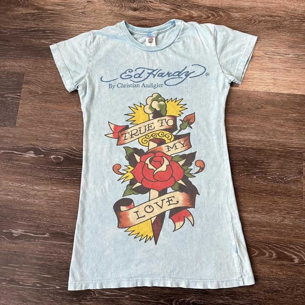 Ed Hardy × Vintage vintage ed hardy t-shirt - image 1