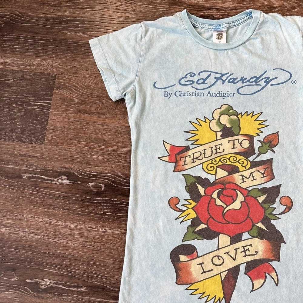 Ed Hardy × Vintage vintage ed hardy t-shirt - image 3