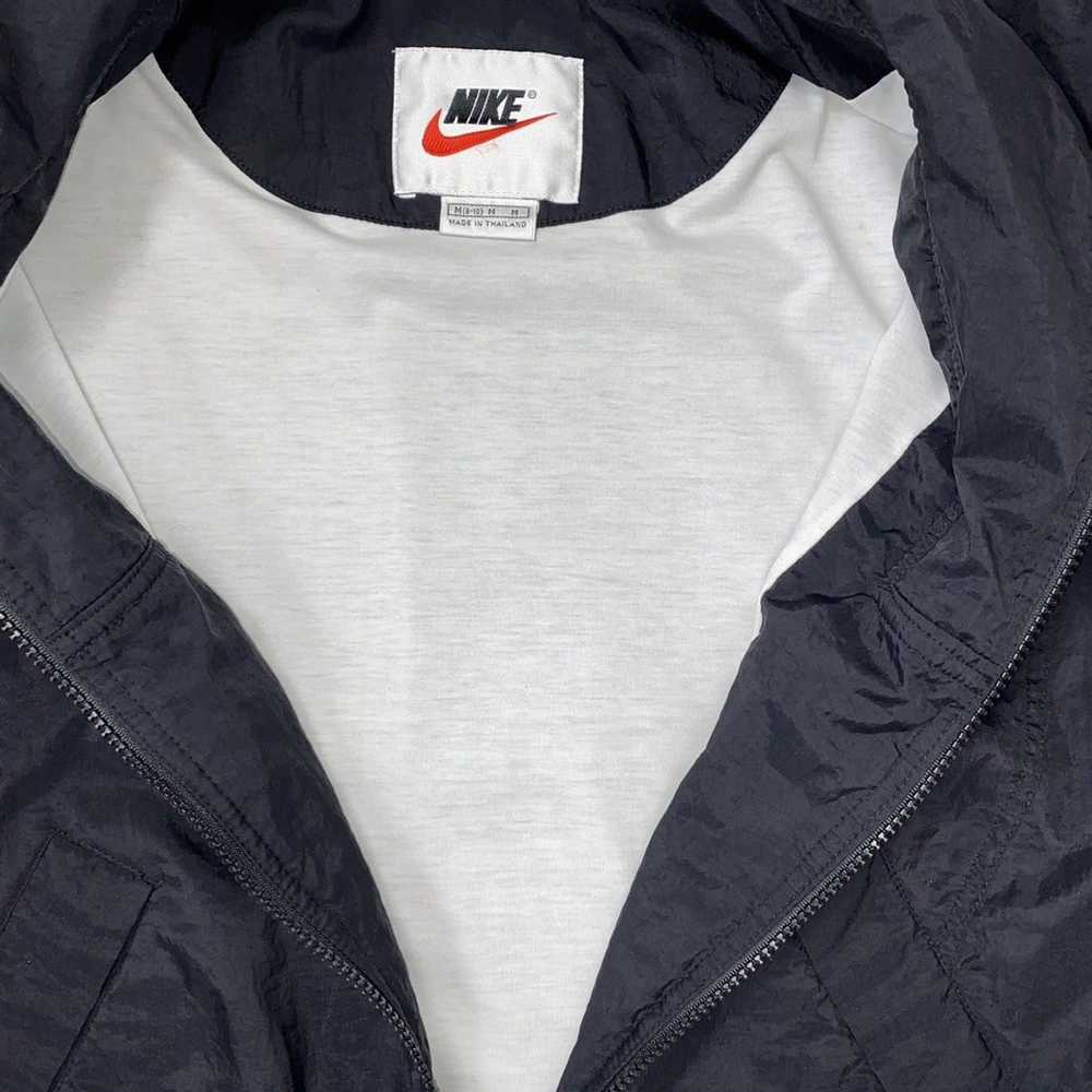 Nike Nike vintage full zip nylon jacket black sz … - image 11