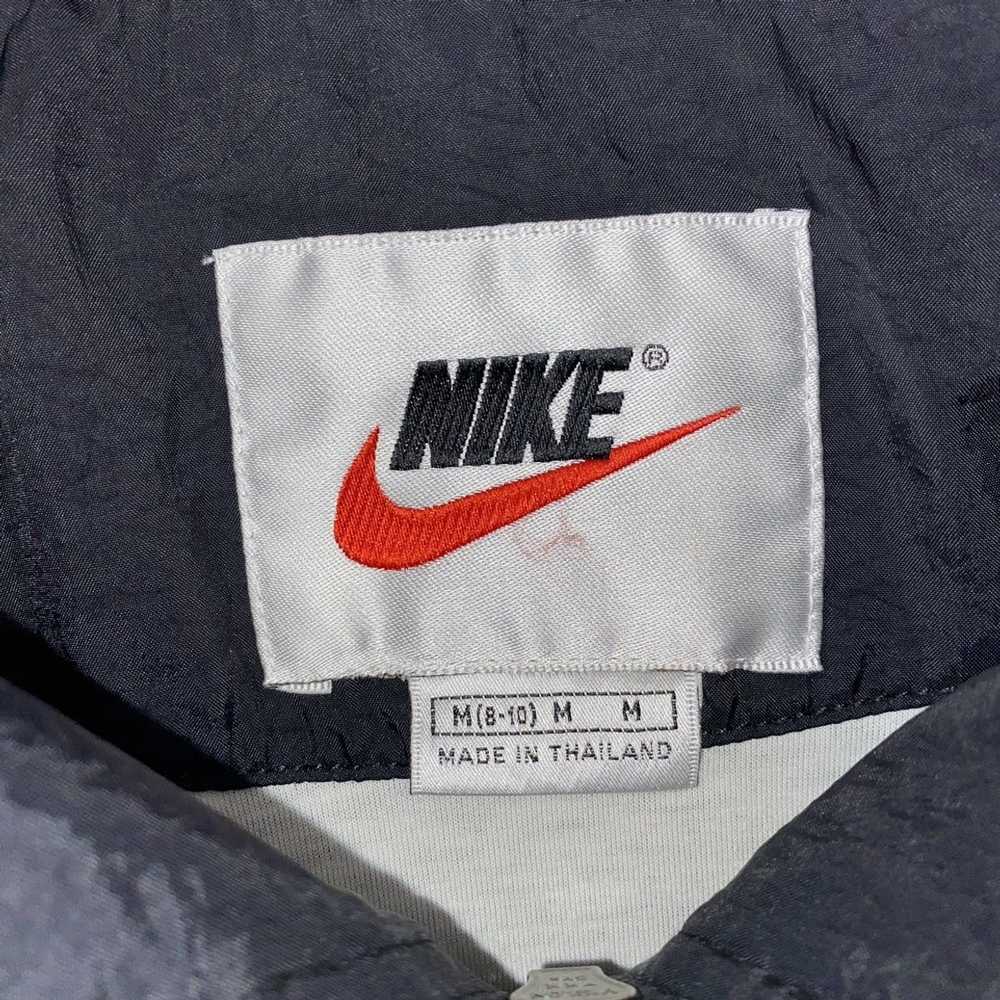 Nike Nike vintage full zip nylon jacket black sz … - image 8
