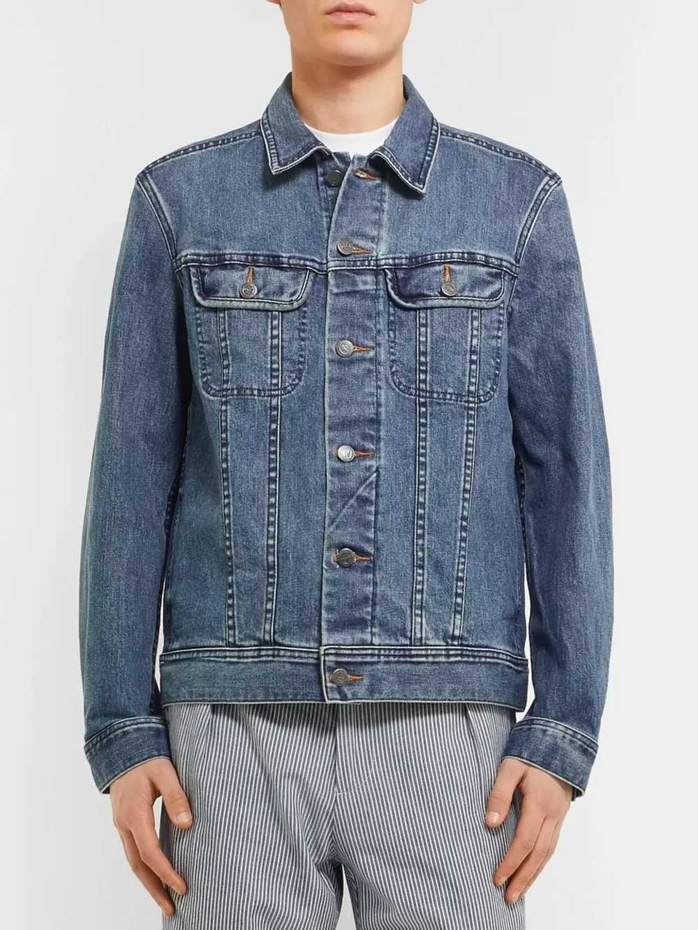 A.P.C. A.P.C. Fitted Denim Jacket - image 10