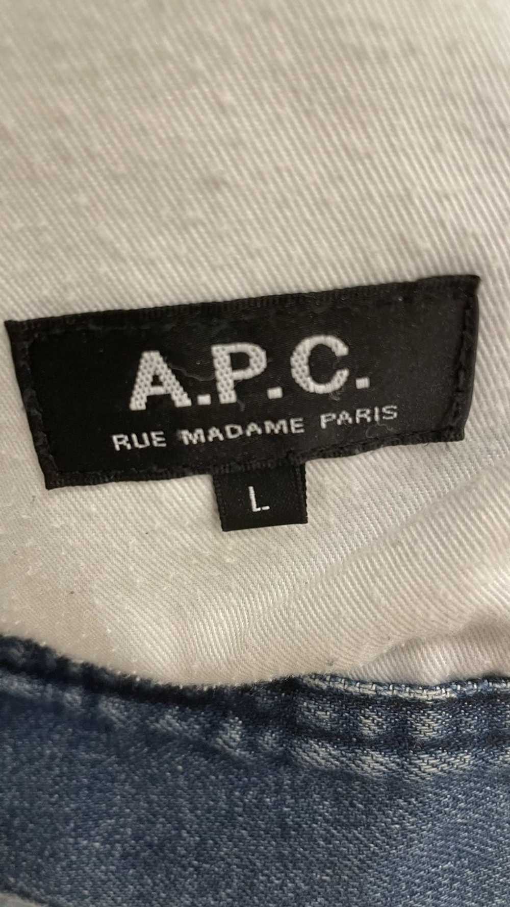 A.P.C. A.P.C. Fitted Denim Jacket - image 7