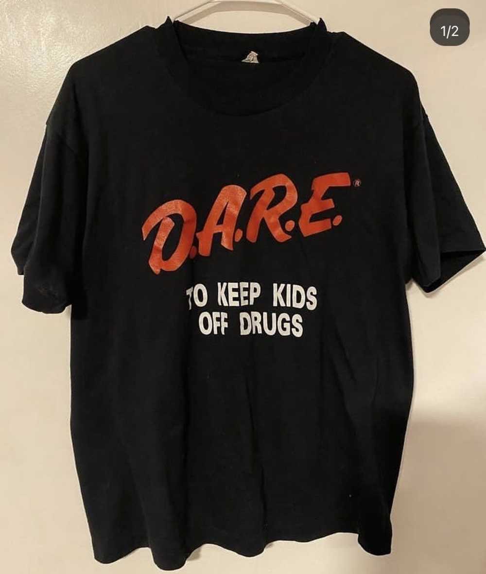 Vintage Vintage 1980s DARE T-Shirt Single Stitched - image 1