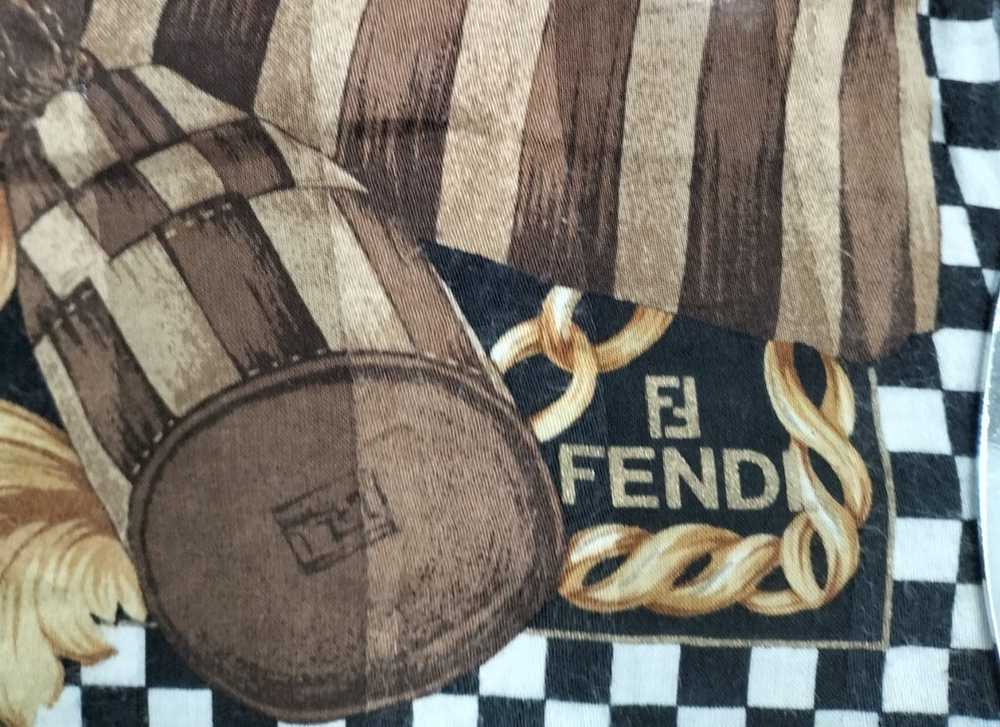 Designer × Fendi × Luxury Vintage FENDI Hankerchi… - image 2