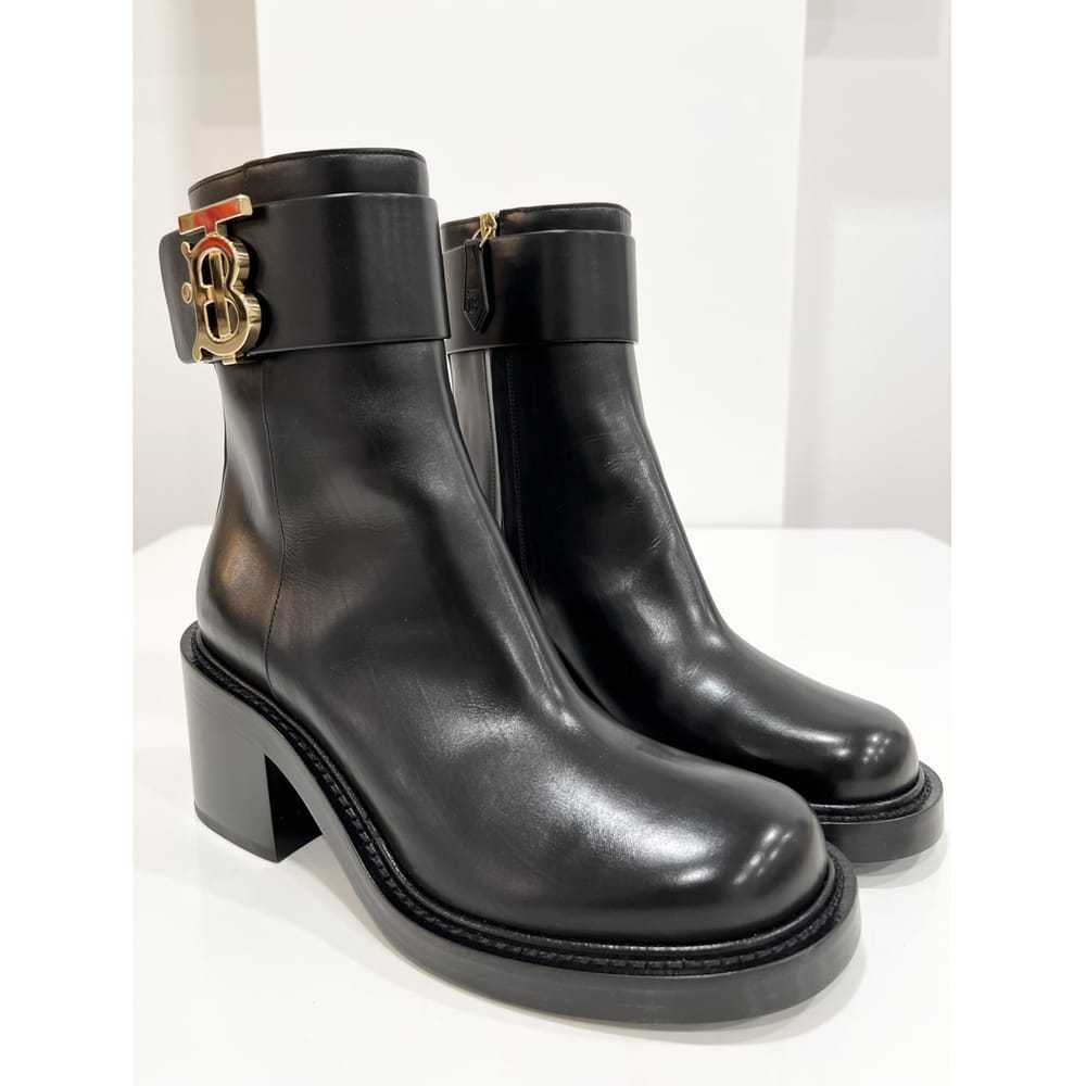 Burberry Leather ankle boots - image 4