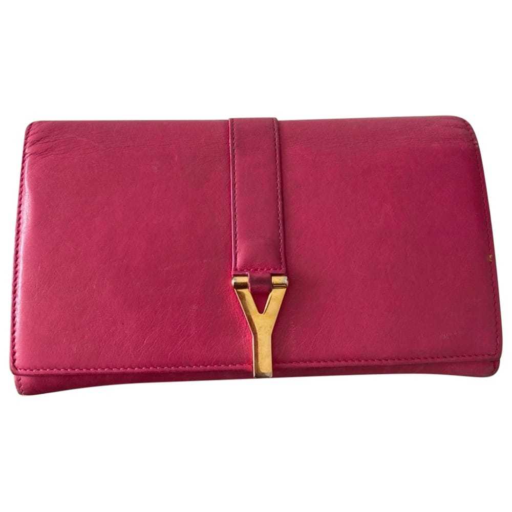 Saint Laurent Ysl line leather wallet - image 1