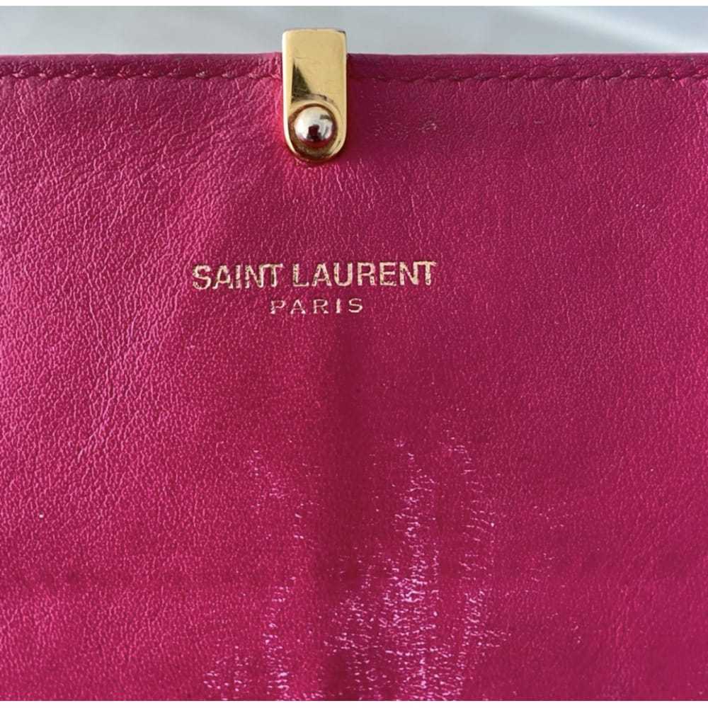 Saint Laurent Ysl line leather wallet - image 4