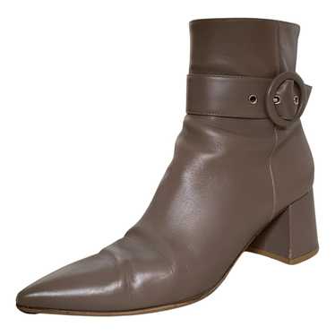 Gianvito Rossi Leather buckled boots - image 1