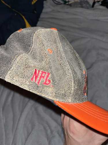 Vintage NFL Denver Broncos Reebok Curved Bill Cap Orange Blue 