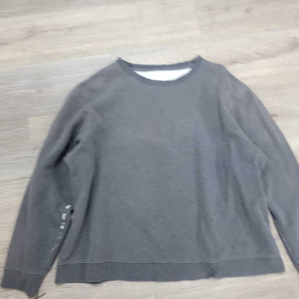 Streetwear slightly distressed gray crewneck swea… - image 10