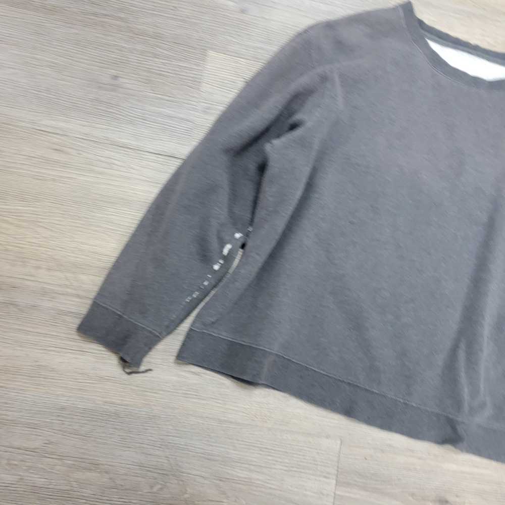 Streetwear slightly distressed gray crewneck swea… - image 12