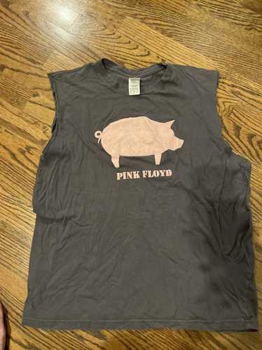 Vintage FELT pink floyd pig. I cut the sleeves off